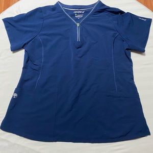 Healing Hands HH360 Sonia Scrub Top- Navy